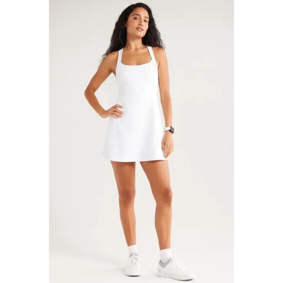 Recess Pickleball x Zella The Grace Court Dress in White Size X-Small - Picture 2 of 9